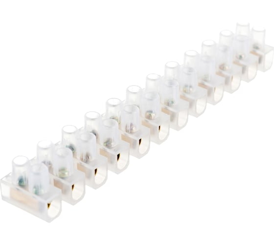 Контактный винтовой зажим Volsten V02-9W-PE-005 PE, 5A, белый 9733