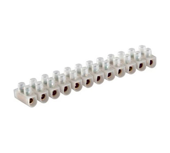 Контактный винтовой зажим Volsten V02-9W-PE-015 PE, 15A, белый 9735 1