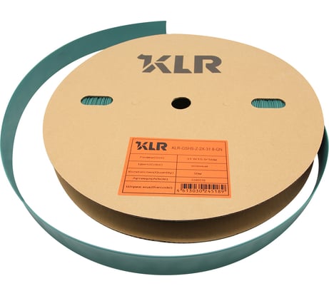 Термоусадочная трубка KLR KLR-GSHS-Z-2X-31.8-GN 31.8/15.9мм/Коэффициент усадки: 2:1/Цвет: Зеленый 5340318