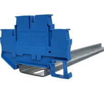 Клемма двухуровневая push-in Провенто 4 контакта, 2,5 мм2, синяя, 40 шт TPI2,5DLN