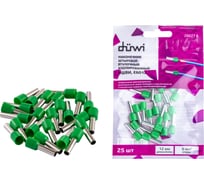 Наконечник-гильза duwi Е6012 6мм2 с изолированным фланцем, 25 шт./уп., 26677 8