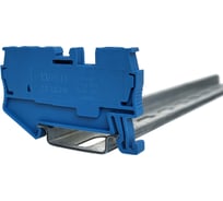 Клемма пружинная проходная Провенто 3 контакта 2,5 мм2, синяя, 45 шт TS2,5TWN