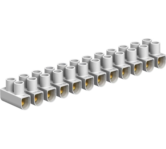 Колодка клеммная OBO Bettermann 0.5-4,0 мм², полипропилен, 450 V, 32 А, 2х рядная, белый (10 шт/уп) 2056070 1