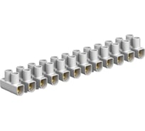 Колодка клеммная OBO Bettermann 1,0-6,0 мм², полипропилен, 450 V, 41 А, 2х рядная, белый (10 шт/уп) 2056224
