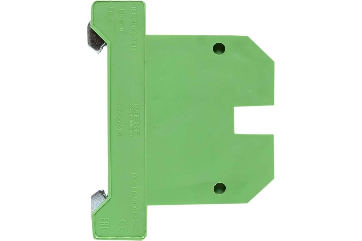 Винтовая клемма EKF ЕК-JXB-4 для заземления 40 шт. plc-ek-4/32 ...