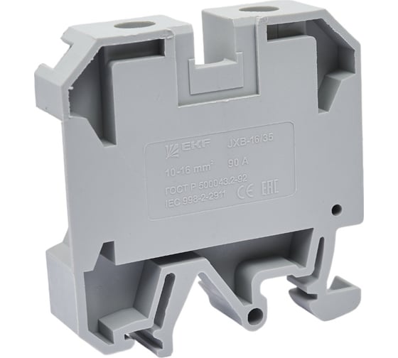 Клеммная колодка EKF JXB- 16/35 мм2 серая 50 шт. PROxima plc-jxb-16/35gy