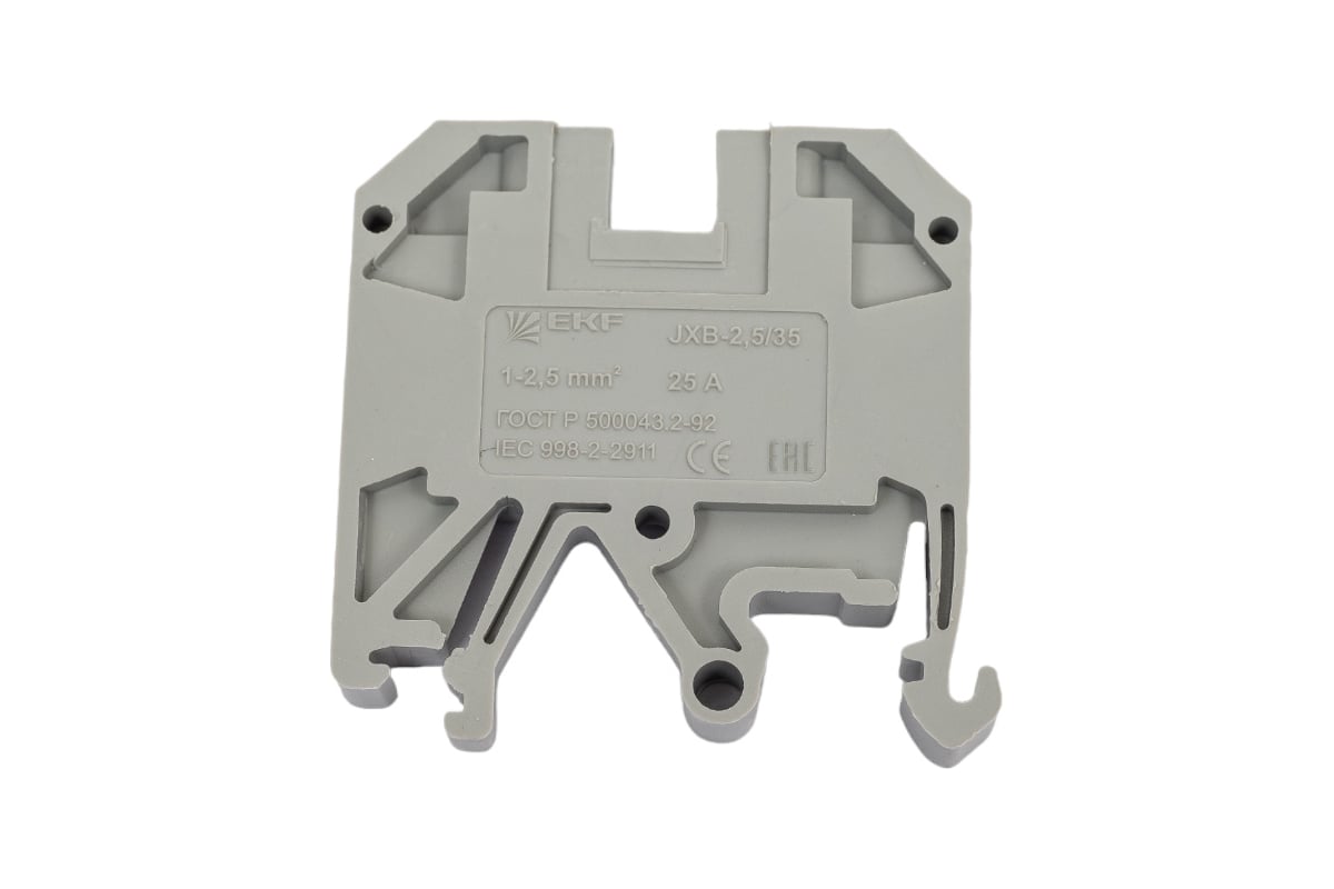 Клеммная колодка EKF JXB-2.5/35 серая 50 шт PROxima plc-jxb-2.4/35gy ...
