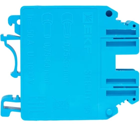 Клеммная колодка винтовая EKF 35 UT синяя scr-ut-35-b