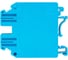 Клеммная колодка винтовая EKF 35 UT синяя scr-ut-35-b 5
