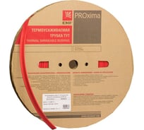 Термоусаживаемая трубка EKF PROxima ТУТ нг, 120/60, красная, рулон tut-120-r