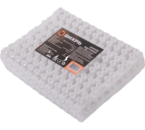 Зажим винтовой Вихрь ЗВИ-10 2,5-6 mm?, 12 пар 73/12/3/3