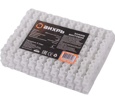 Зажим винтовой Вихрь ЗВИ-5 1,5-4 mm?, 12 пар 73/12/3/2