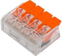 Клемма зажимная соединительная безвинтовая SLP electrics PCT-414 20шт в пакете SL0441-0024