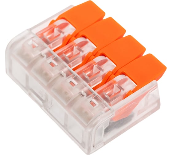 SLP Клемма зажимная соединительная безвинтовая SLP electrics PCT-414 50шт в пакете SL0441-0054