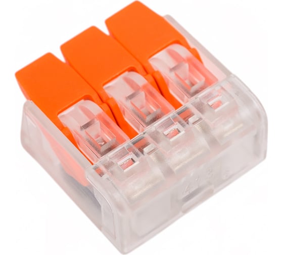 Клемма зажимная соединительная безвинтовая SLP electrics PCT-413 50шт в пакете SL0441-0053