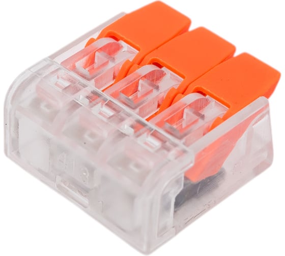 Клемма зажимная соединительная безвинтовая SLP electrics PCT-413 20шт в пакете SL0441-0023 1