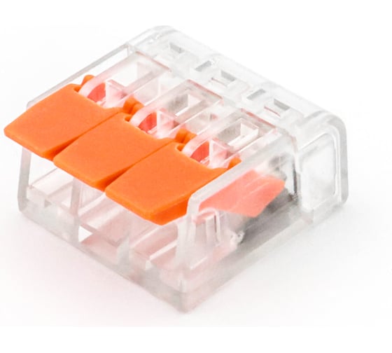 Клемма зажимная соединительная безвинтовая SLP electrics PCT-413 10шт в пакете SL0441-0013 1