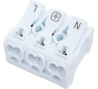 Клемма пружинная соединительная SLP electrics YK-DJ3 10шт в пакете SL0442-0013