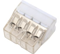 Клемма соединительная зажимная SLP electrics EU2.5-418G с пастой 5шт в пакете SL0439-5006