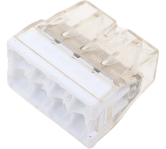 Клемма соединительная зажимная SLP electrics EU2.5-418G с пастой 5шт в пакете SL0439-5006
