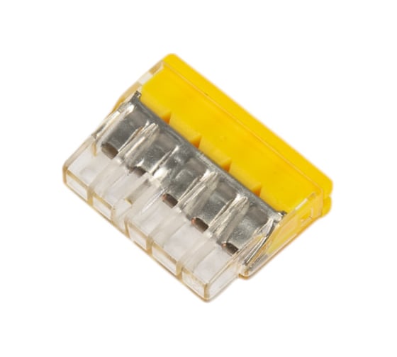 Клемма соединительная зажимная SLP electrics EU2.5-415Y c пастой 10шт в пакете SL0439-0015