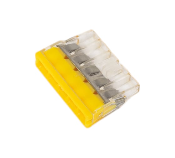 Клемма соединительная зажимная SLP electrics EU2.5-415Y c пастой 10шт в пакете SL0439-0015