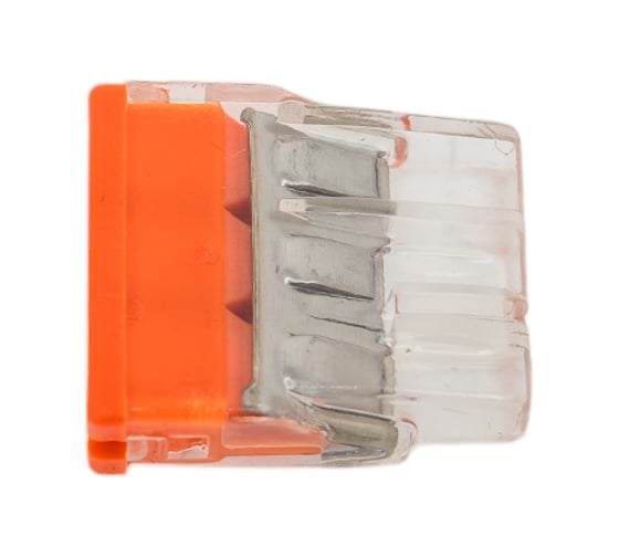 Клемма соединительная зажимная SLP electrics EU2.5-413W с пастой 50шт в пакете SL0439-0053