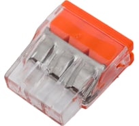 Клемма соединительная зажимная SLP electrics EU2.5-413W с пастой 10шт в пакете SL0439-0013