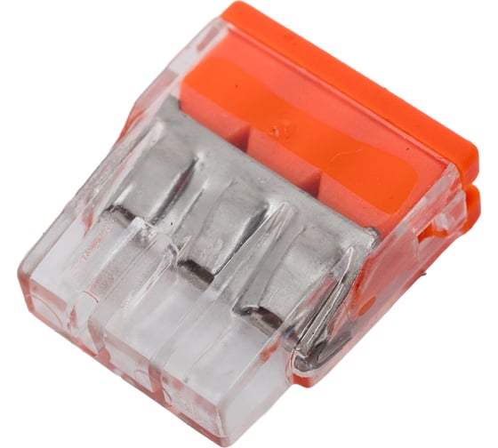 Клемма соединительная зажимная SLP electrics EU2.5-413W с пастой 10шт в пакете SL0439-0013 1