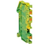 Клеммная колодка пружинная EKF 2.5 Push-in 3 вывода земля PIT-2,5-3-pe