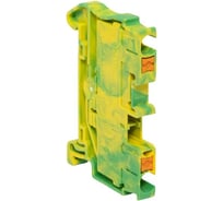 Клеммная колодка пружинная EKF 2.5 Push-in земля PIT-2,5-pe