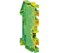 Клеммная колодка пружинная EKF 4 Push-in 3 вывода земля PIT-4-3-pe