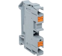 Клеммная колодка пружинная EKF 6 Push-in серая PIT-6