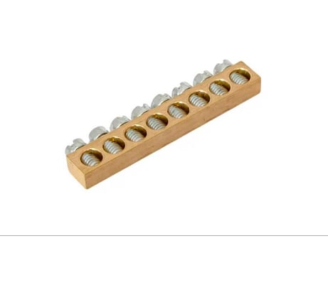 Шина PEN ноль-земля EKF (6x9 мм) 8 отв. для щитов Nova, Unix, Unix65 nv-k8