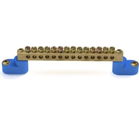Шина GREENEL 6х9 14/2 на угловых изоляторах, СИНЯЯ GE60031-08