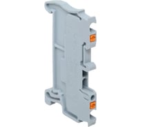 Клеммная колодка пружинная EKF 1,5 Push-in серая PIT-1,5