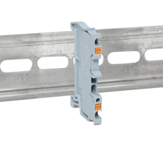 Клеммная колодка пружинная EKF 1,5 Push-in серая PIT-1,5
