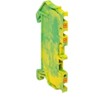 Клеммная колодка пружинная EKF 1.5 Push-in 3 вывода земля PIT-1,5-3-pe