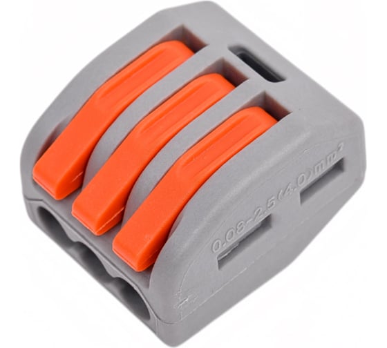 Клемма соединительная с рычажками SLP electrics PCT-213 20шт в пакете SL0438-0023 1