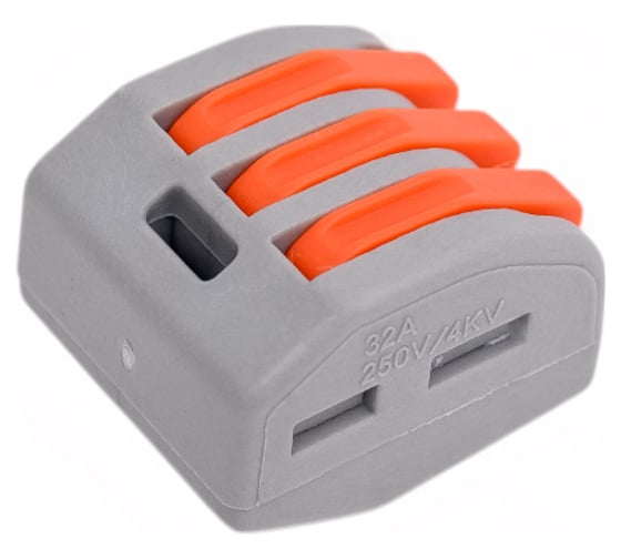 Клемма соединительная с рычажками SLP electrics PCT-213 20шт в пакете SL0438-0023