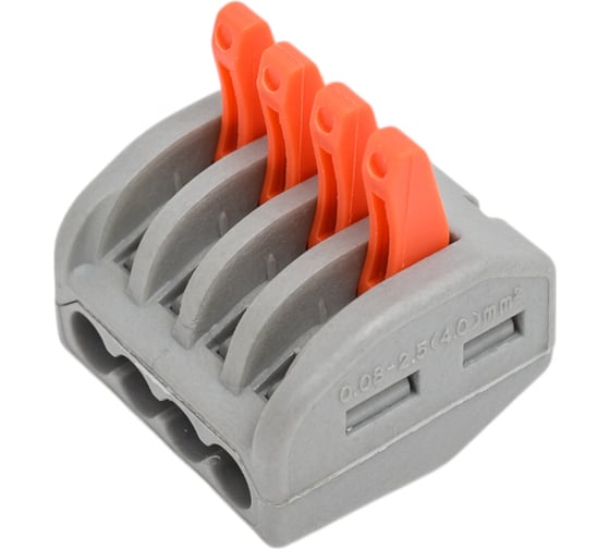 Клемма соединительная с рычажками SLP electrics PCT-214 10шт в пакете SL0438-0014