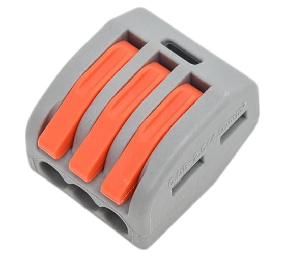 Клемма соединительная с рычажками SLP electrics PCT-213 50шт в пакете SL0438-0053 1
