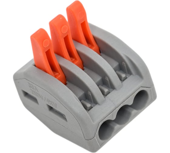 Клемма соединительная с рычажками SLP electrics PCT-213 50шт в пакете SL0438-0053