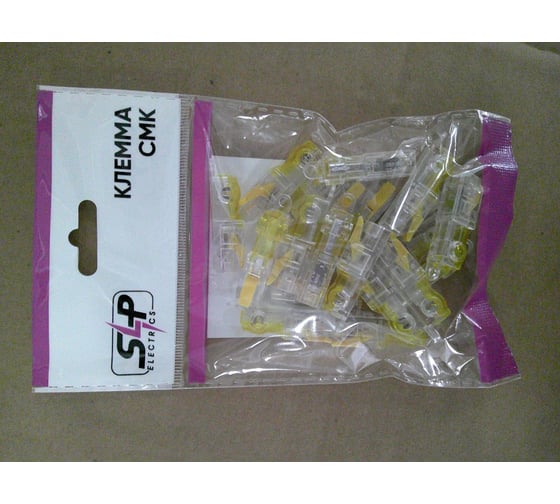 Клемма соединительная пружинная SLP electrics модель YK-T1 50шт в пакете SL0442-0055 1