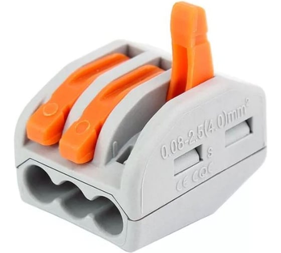 Клемма соединительная с рычажками SLP electrics PCT-213 10шт в пакете SL0438-0013