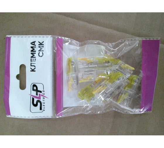 Клемма соединительная пружинная SLP electrics модель YK-T1 10шт в пакете SL0442-0015 1