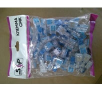 Клемма соединительная пружинная SLP electrics модель YK-T2 50шт в пакете SL0442-0056