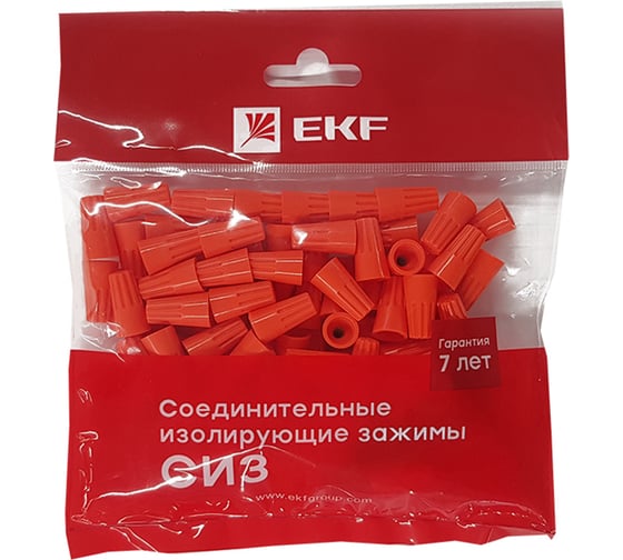 Соединительный изолирующий зажим EKF СИЗ-3 1,5-5,75мм2 100шт PROxima plc-cc-5