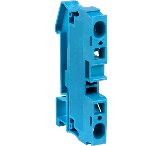 Самозажимная клеммная колодка EKF JXB-ST-4, 41А, синяя plc-jxb-st-4-blue