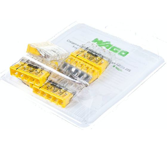 Клеммы, сжимы и кабельные наконечники WAGO: купить по выгодной цене от ...